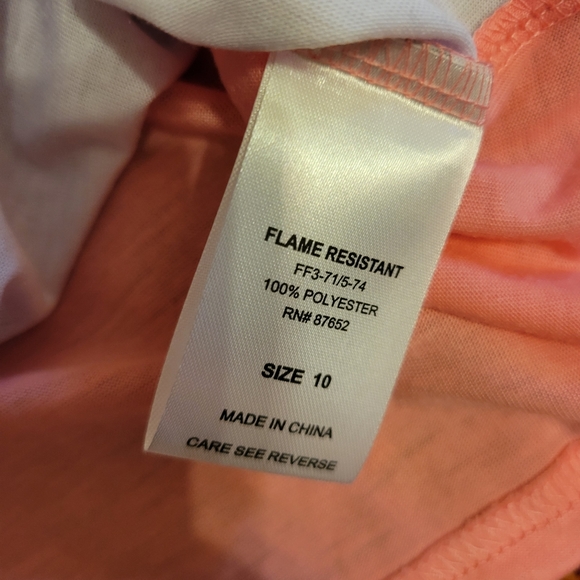 Girls REBEL GIRLS Nightgown Sleep Shirt Size 10 Ginsberg Tharpe Lovelace NWT - Picture 6 of 9